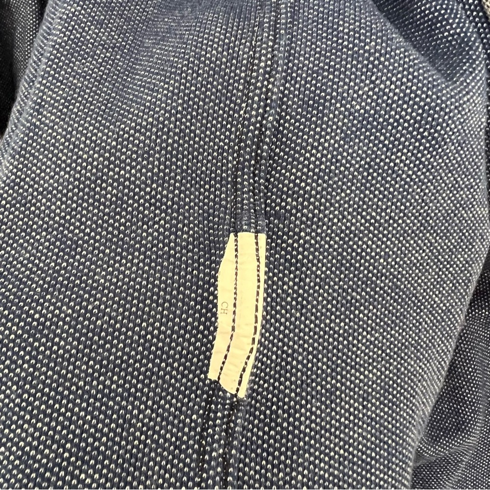 Carolina Herrera Men's Blue/White Button-Down Shirt - Picture 5 of 7